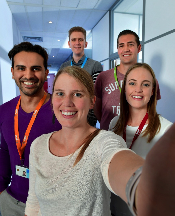 Bedienden bij BASF Antwerpen